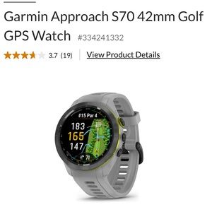 Gamin Golf watch appraoch S70, used 4 months